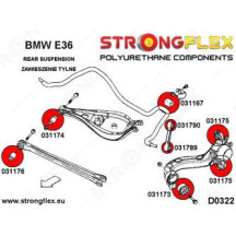 Kit complet silent bloc BMW E36 y compris M3 90 SHA