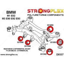 Kit complet silentblocs BMW M3 E90 E92 E93 et M1 E82