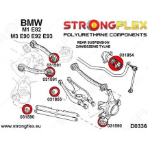 Kit complet silentblocs BMW M3 E90 E92 E93 et M1 E82