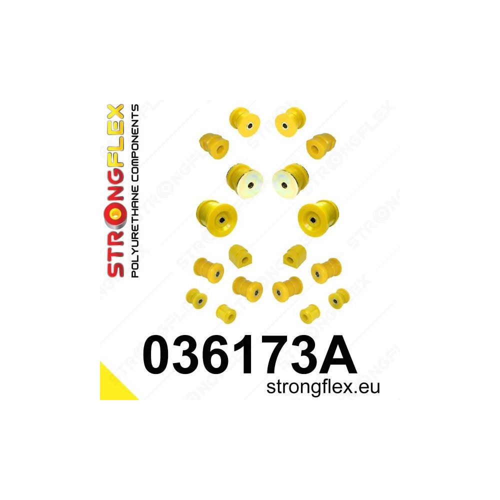 Kit complet silentblocs BMW E34 dureté origine