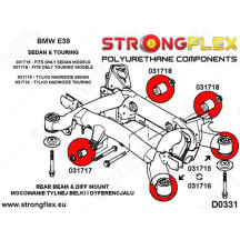 Kit complet silentblocs BMW E39 tout modèle dureté sport