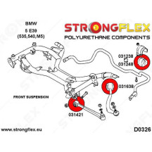 Kit complet silentblocs BMW E39 tout modèle dureté origine