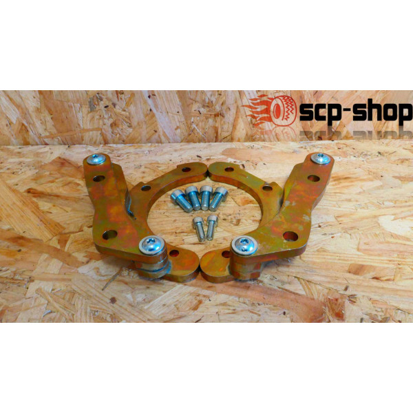 Support double étrier à visser pour BMW E46