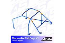 Arceau complet démontable 6 points pour E10 2002 Coupé