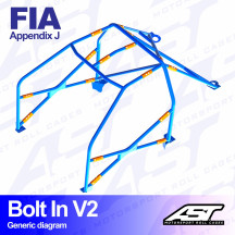 Arceau complet démontable 6 points pour E10 2002 Coupé