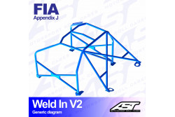 Arceau complet à souder 8 points pour E10 2002 Coupé