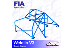 Arceau complet à souder 8 points pour E10 2002 Coupé