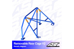 Arceau arrière démontable 4 points pour E30 Série 3 Touring 4 roues motrices