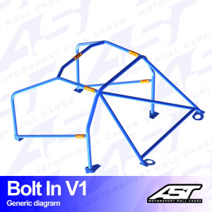 Arceau complet démontable 6 points pour E36 Série 3 Touring