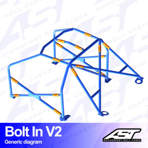 Arceau complet démontable 6 points pour E36 Série 3 Compact