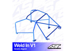 Arceau complet à souder 8 points pour E36 Série 3 Compact