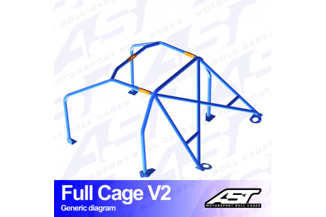 Arceau complet démontable 6 points pour E46 Série 3 Coupé