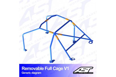 Arceau complet démontable 6 points pour E46 Série 3 Coupé