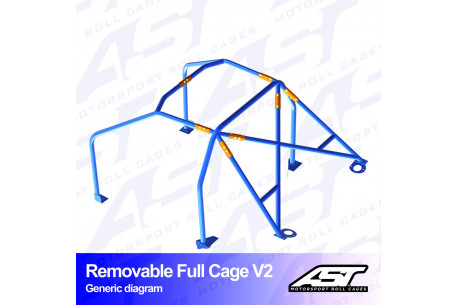 Arceau complet démontable 6 points pour E46 Série 3 Coupé