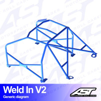 Arceau complet à souder 8 points pour E46 Série 3 Coupé