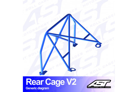 Arceau arrière démontable 4 points pour E37 Z3 Roadster