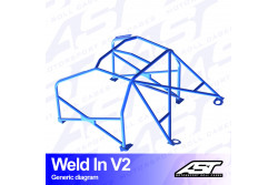 Arceau complet à souder 10 points pour E37 Z3 Roadster