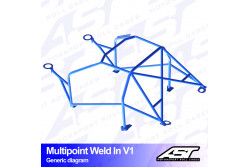 Arceau arrière 4 points pour E37 Z3 Roadster