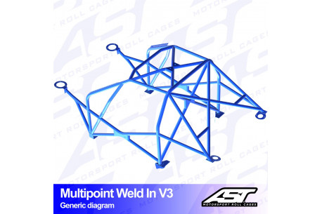 Arceau complet démontable 6 points pour E37 Z3 Roadster