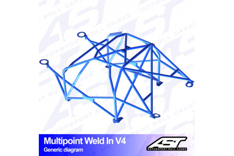 Arceau complet démontable 6 points pour E37 Z3 Roadster