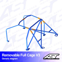 Arceau complet démontable 6 points pour Civic Coupé EJ1/EJ2Coupé