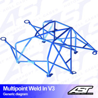 Arceau complet à souder 10 points pour S2000 APRoadster