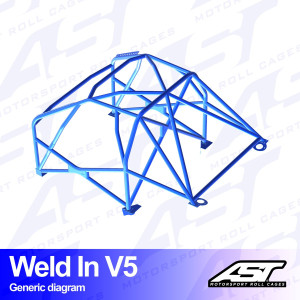 Arceau complet à souder 8 points pour 370Z Z34Coupé