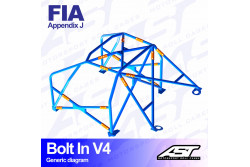 Arceau complet démontable 6 points pour Impreza GVFberline 4WD