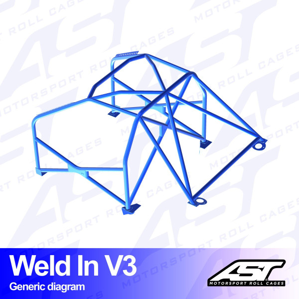 Arceau complet à souder 8 points pour GT86 ZN6Coupé