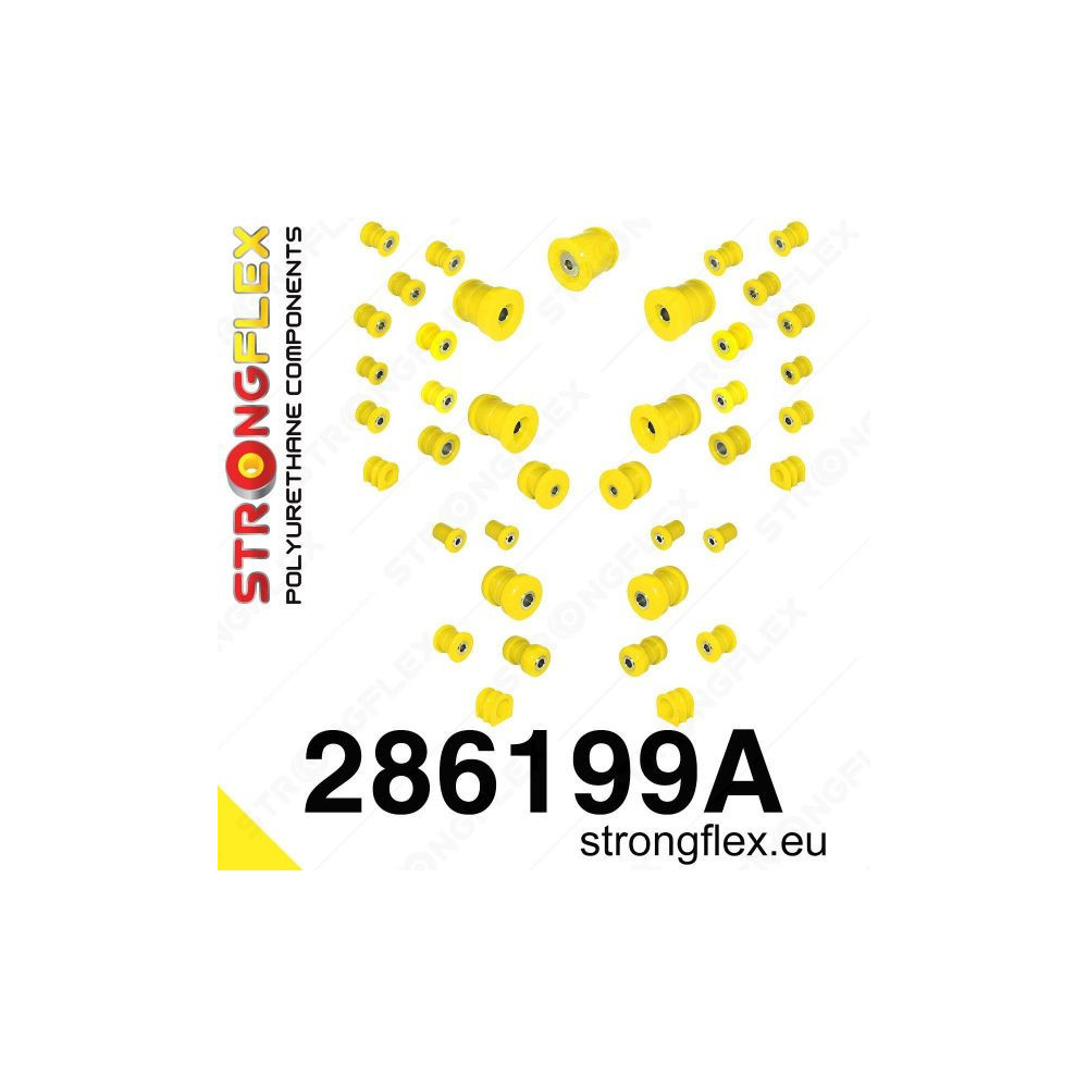 Kit complet silentblocs Nissan 350Z dureté 90 SHA 