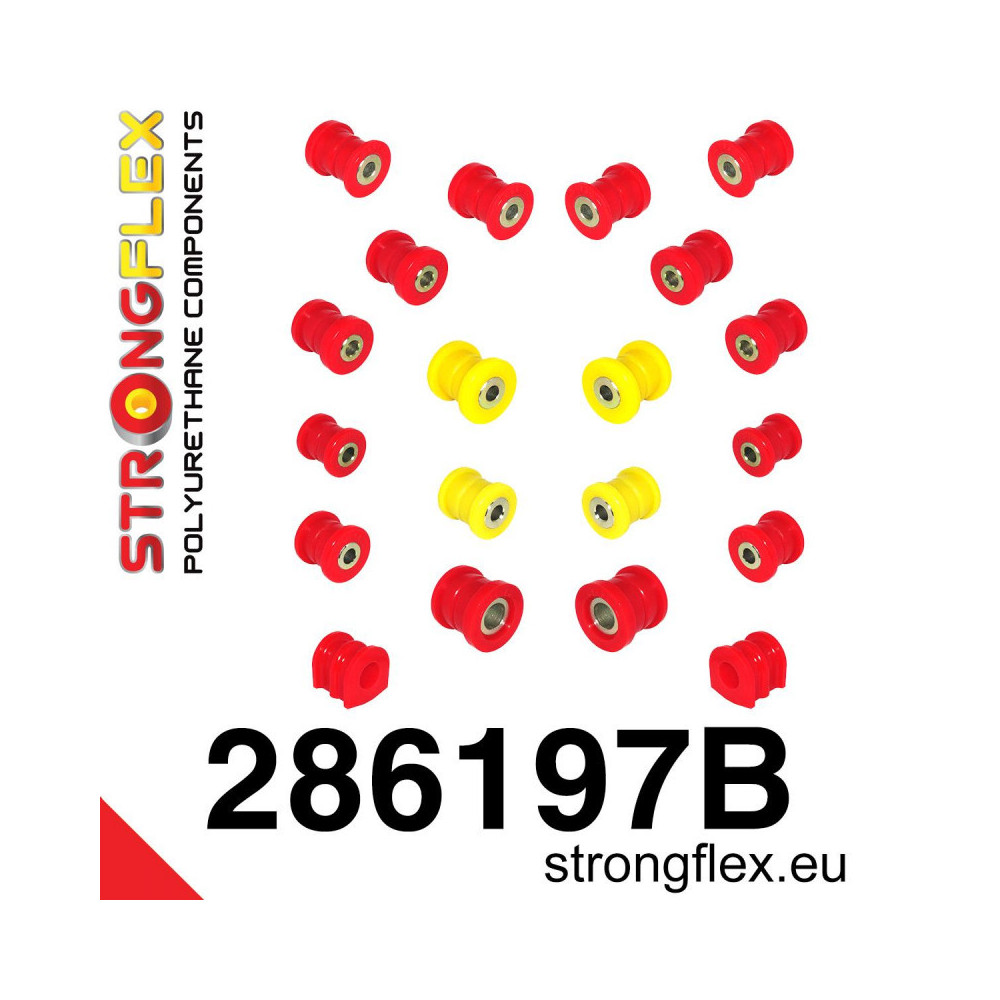 Kit silentblocs train arrière 350Z dureté origine 80 SHA