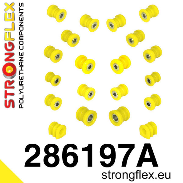 Kit silentblocs train arrière 350Z dureté sport 90SHA