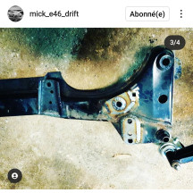 Renforts berceau avant BMW E46