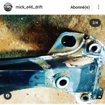 Renforts berceau avant BMW E46