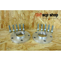 Elargisseurs de voie 20 mm Simple boulonnerie vis longues