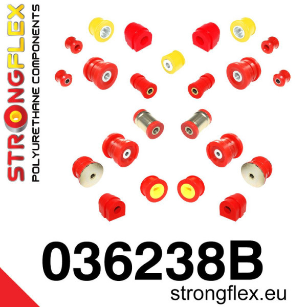 Kit complet silentblocs BMW E46 M3 90 SHA