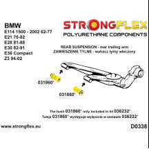 Kit silent blocs excentriques arrières BMW E30