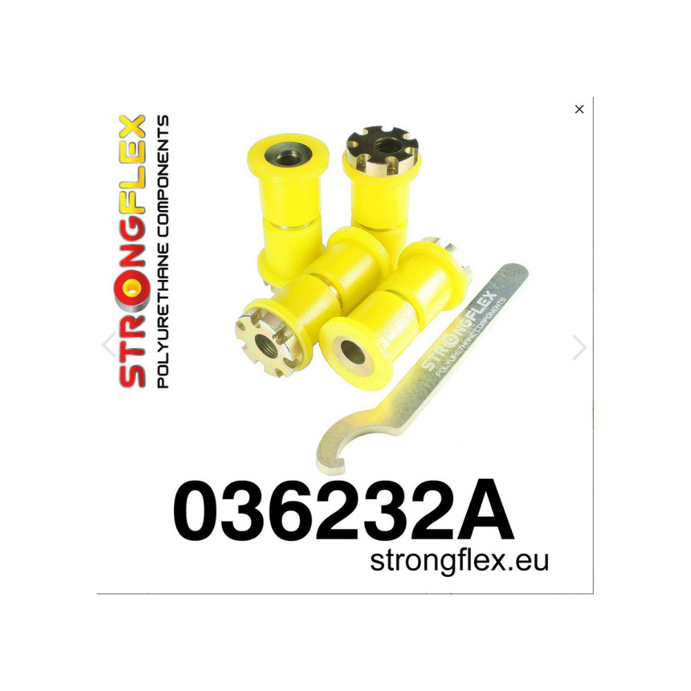 Kit silent blocs excentriques arrières BMW E30