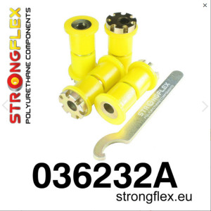 Kit silent blocs excentriques arrières BMW E30