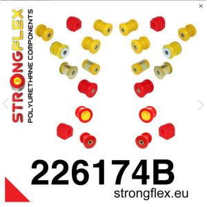Kit complet silentblocs AUDI A3 8P dureté 80 SHA