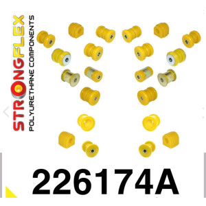 Kit complet silentblocs AUDI A3 8P dureté 90 SHA