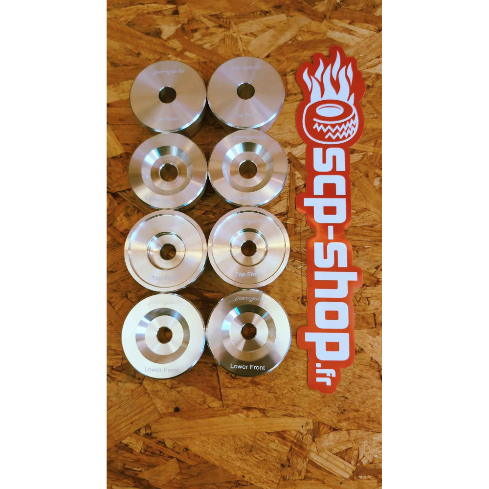 Silent blocs aluminium pour berceau BMW E36