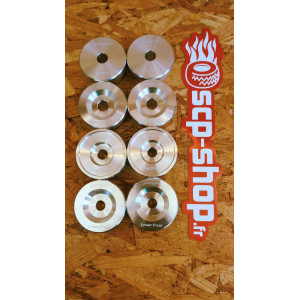 Silent blocs aluminium pour berceau BMW E36