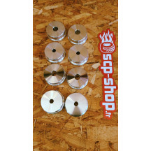 Silent blocs aluminium pour berceau BMW E36