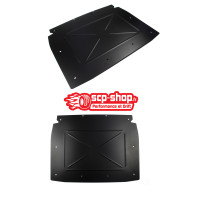 Plaque aluminium fond de coffre pour BMW E92