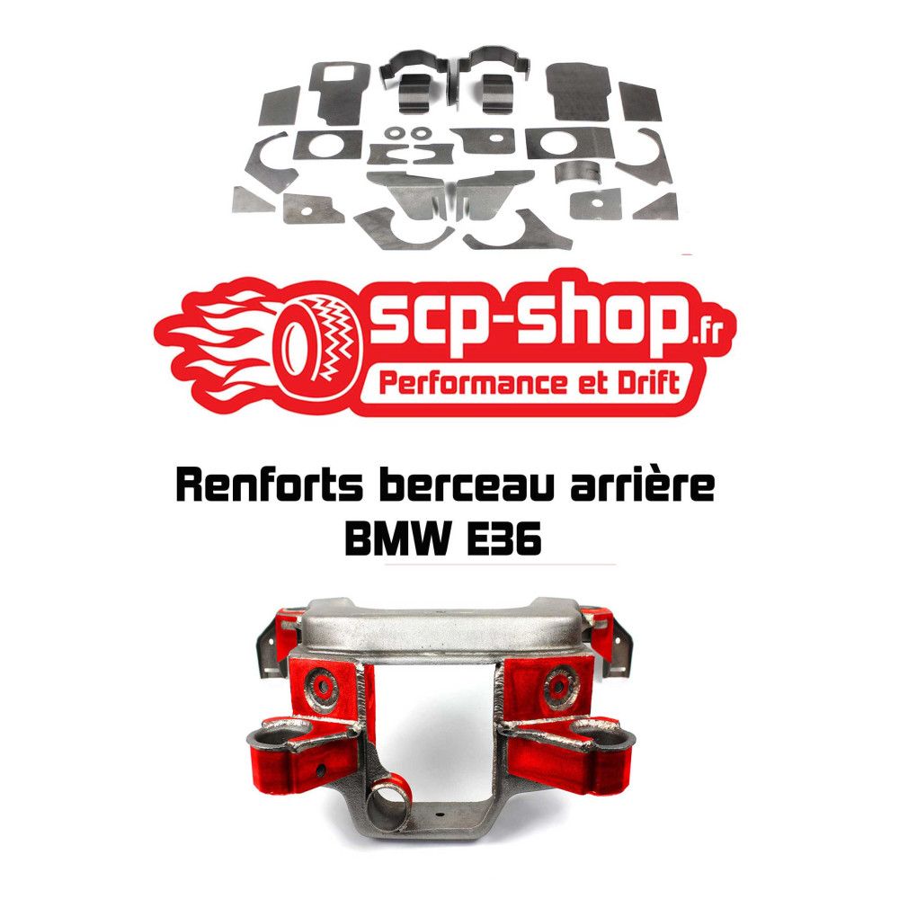 Renforts de berceau arrière BMW E36 à souder
