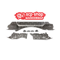 Renforts à souder ancrages de berceau arrière BMW E46