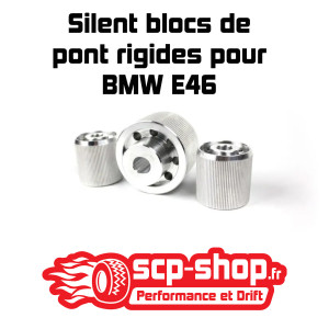 Silent blocs rigides de pont BMW E46