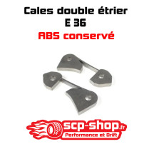 Cales double étrier à souder BMW E36 ABS conservé