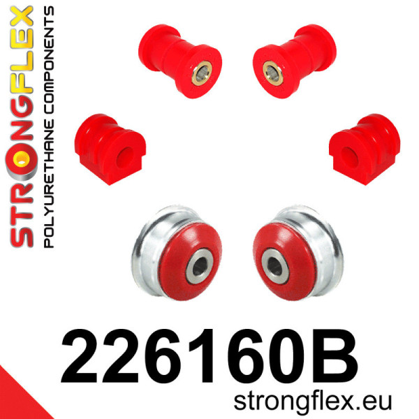 Kit de silentblocs AUDI A1 de suspension avant : barre antiroulis et triangle